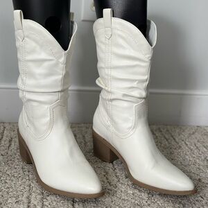 Dream Pairs Sz11 White Cowboy Boot